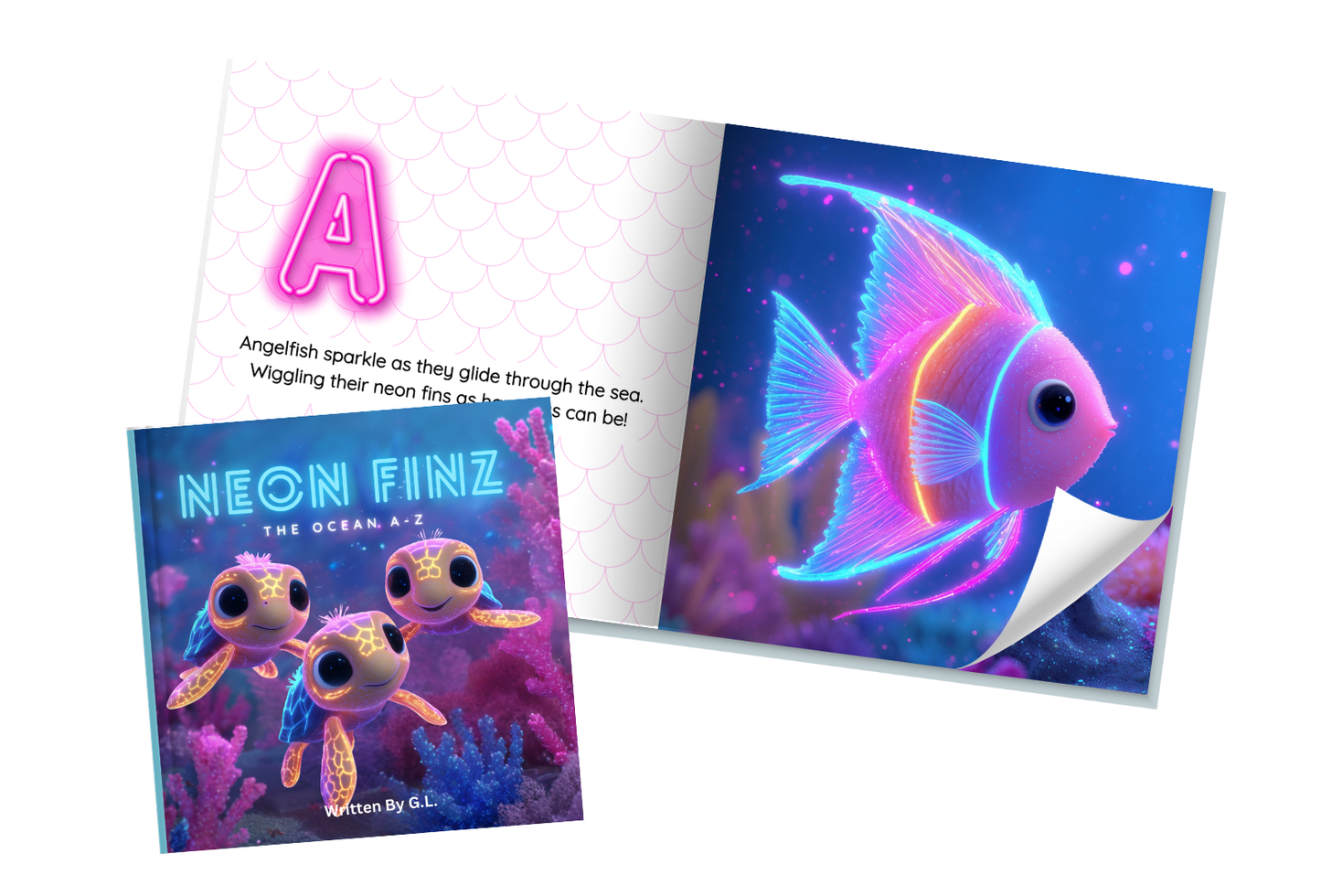 Neon Finz: The Ocean A–Z Book