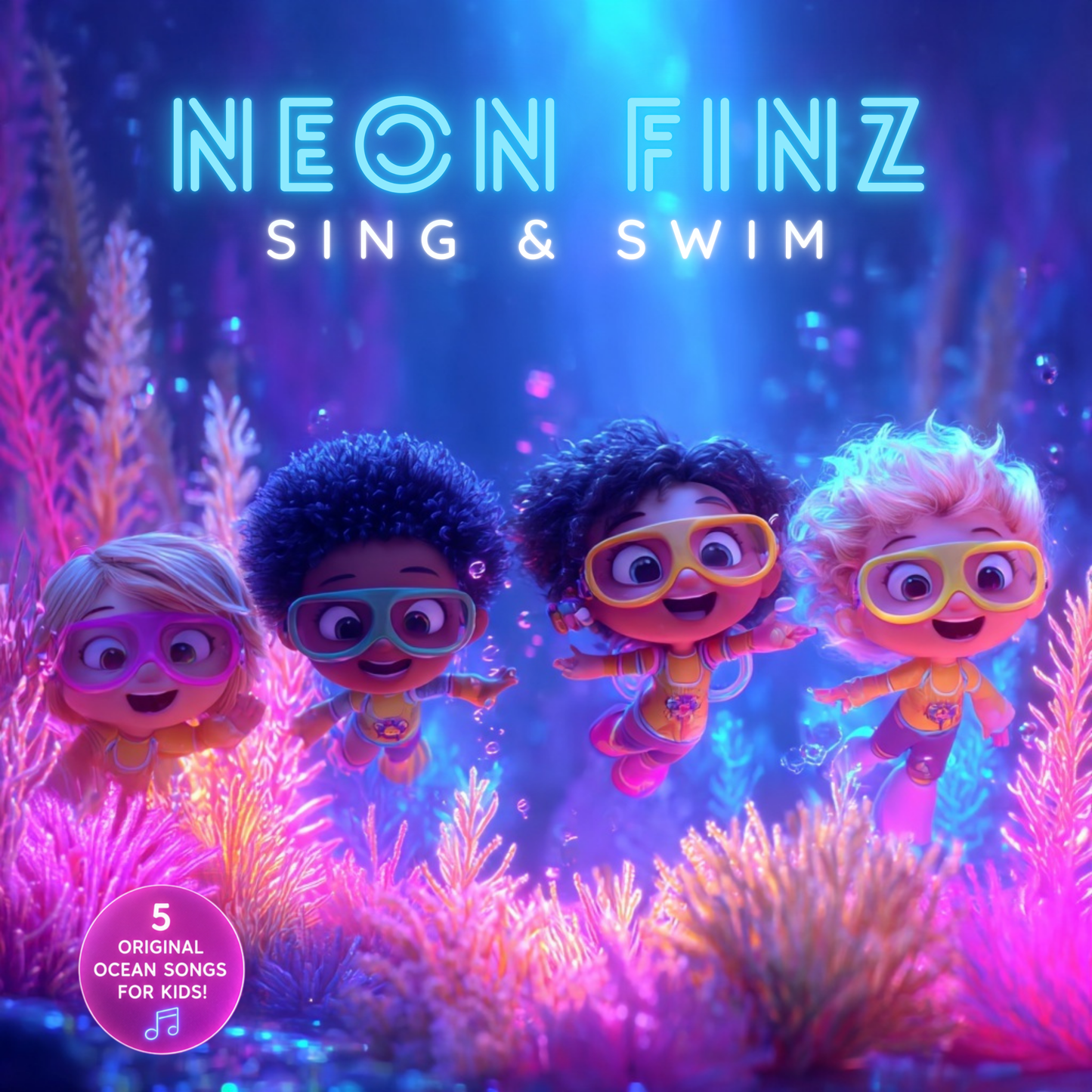 Neon Finz: Sing & Swim Album