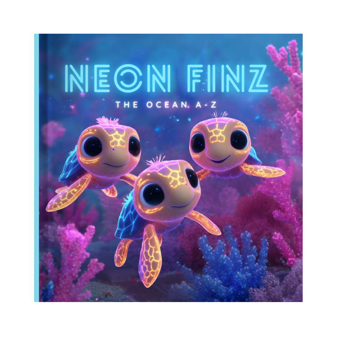 Neon Finz: The Ocean A-Z Book
