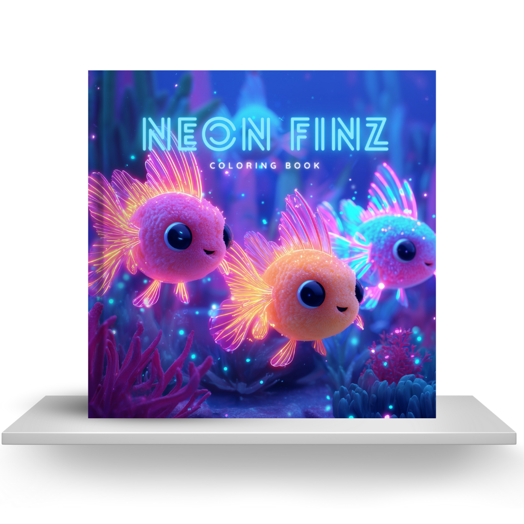 Jumbo Neon Finz: ABC Color & Count